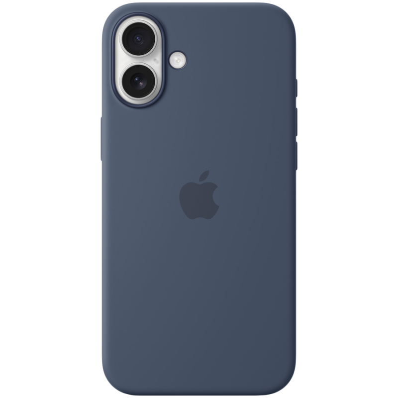 iPhone 16 Plus Silicone Case with MagSafe - Denim,Model A3314