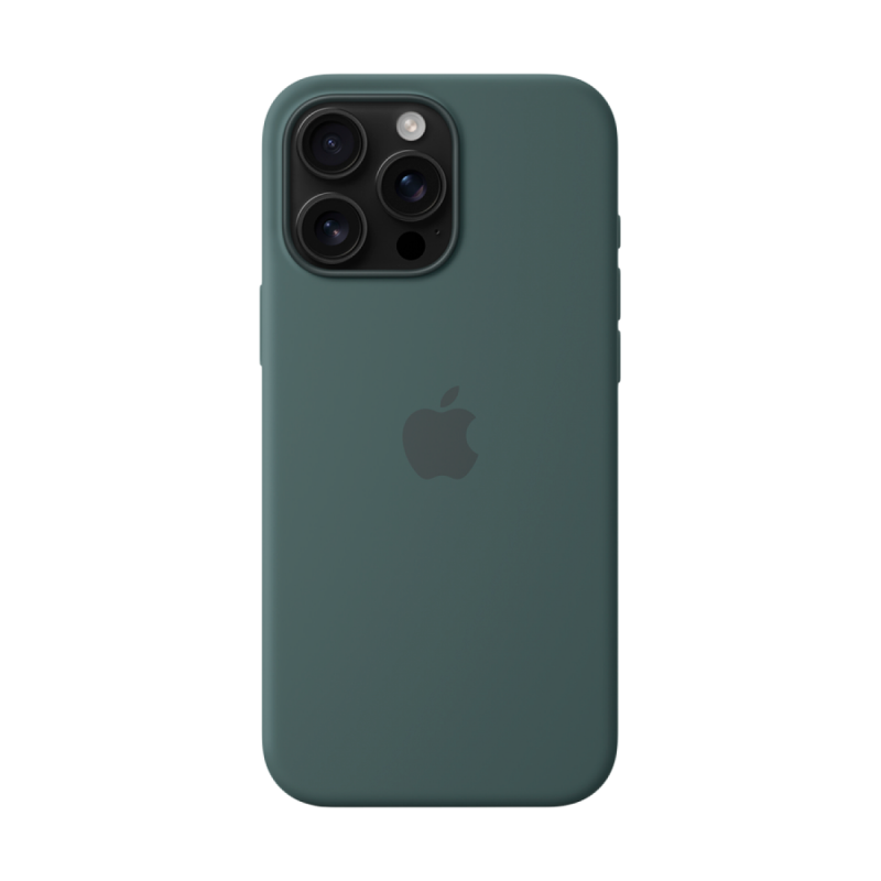 iPhone 16 Pro Max Silicone Case with MagSafe - Lake Green,Model A3316 - Image 2
