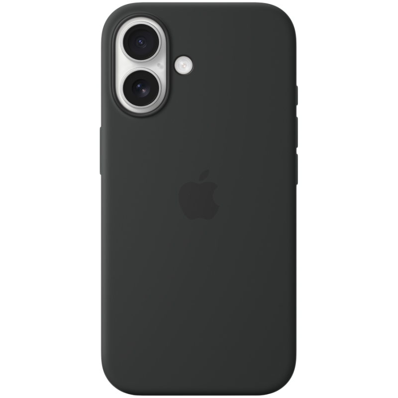 iPhone 16 Silicone Case with MagSafe - Black,Model A3313