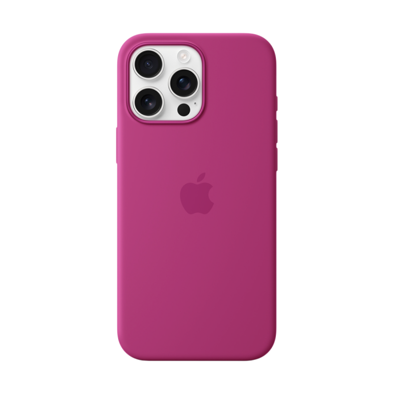 iPhone 16 Pro Max Silicone Case with MagSafe - Fuchsia,Model A3316 - Image 2