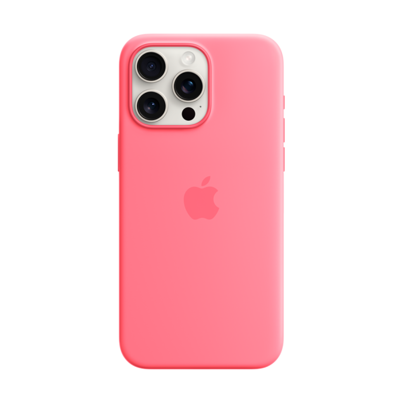 iPhone 15 Pro Max Silicone Case with MagSafe - Pink,Model A3126 - Image 2