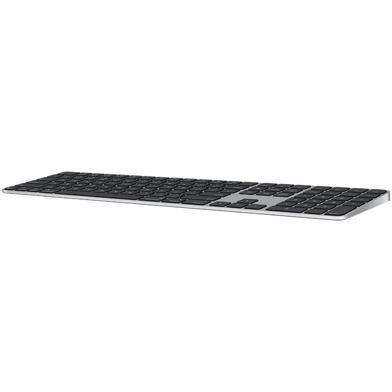 Magic Keyboard with Touch ID and Numeric Keypad for Mac models with Apple silicon - International English - Black Keys,Model A3119 - Image 2