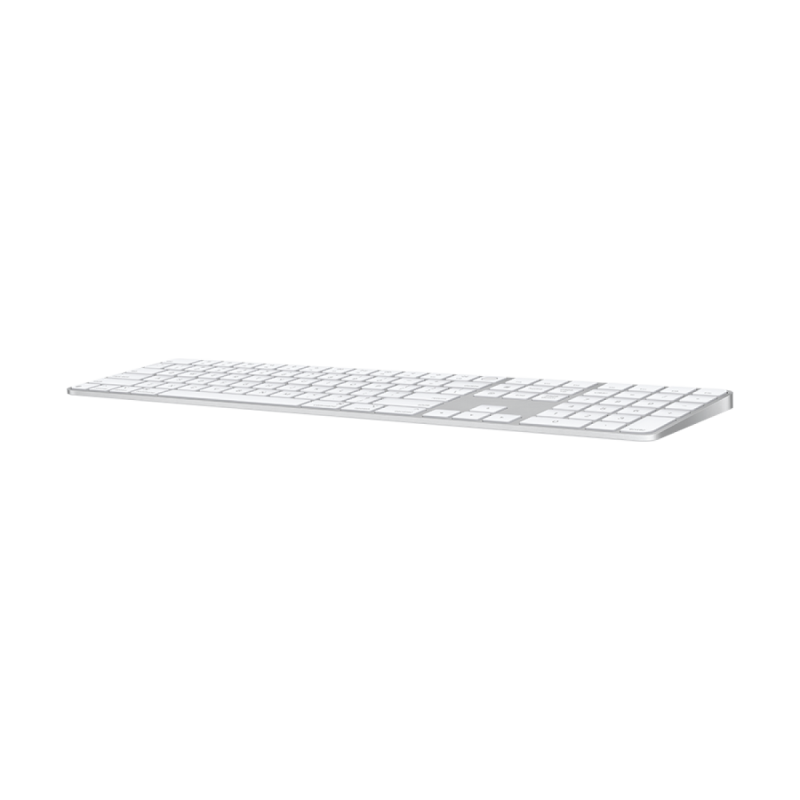 Magic Keyboard with Touch ID and Numeric Keypad for Mac models with Apple silicon - International English - White Keys,Model A3119 - Image 5
