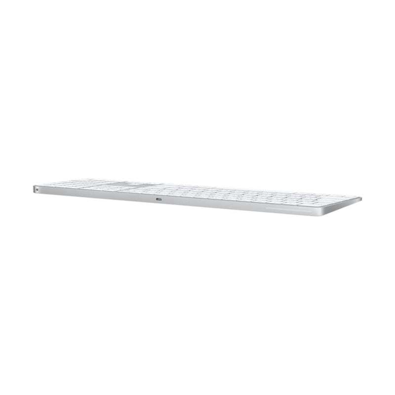 Magic Keyboard with Touch ID and Numeric Keypad for Mac models with Apple silicon - International English - White Keys,Model A3119 - Image 6