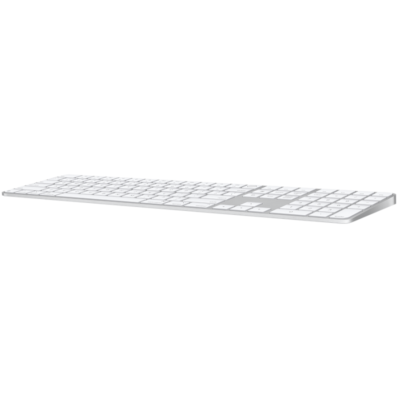 Magic Keyboard with Touch ID and Numeric Keypad for Mac models with Apple silicon - International English - White Keys,Model A3119 - Image 2