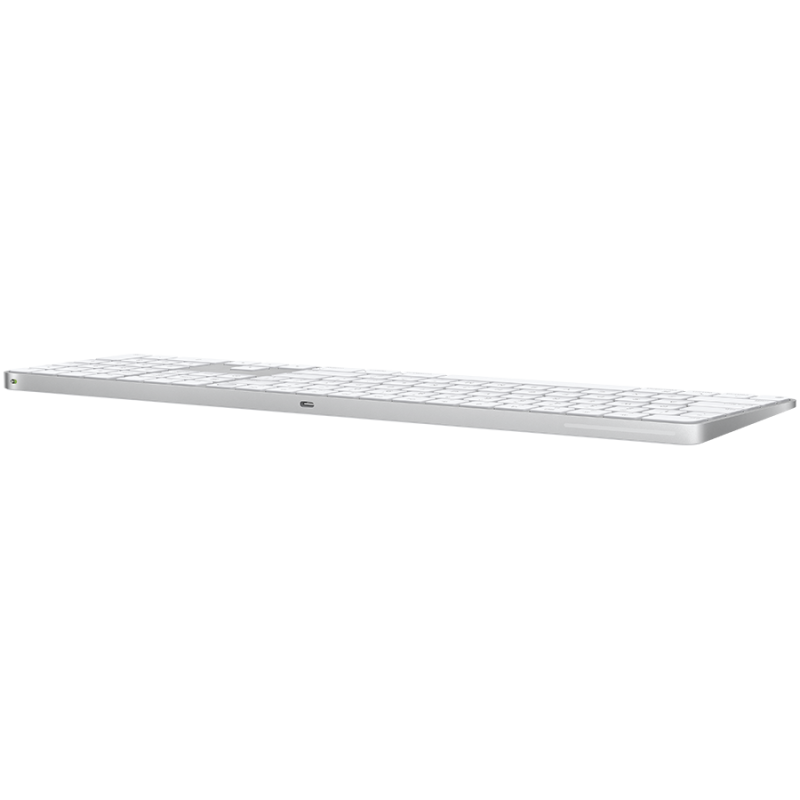 Magic Keyboard with Touch ID and Numeric Keypad for Mac models with Apple silicon - International English - White Keys,Model A3119 - Image 3