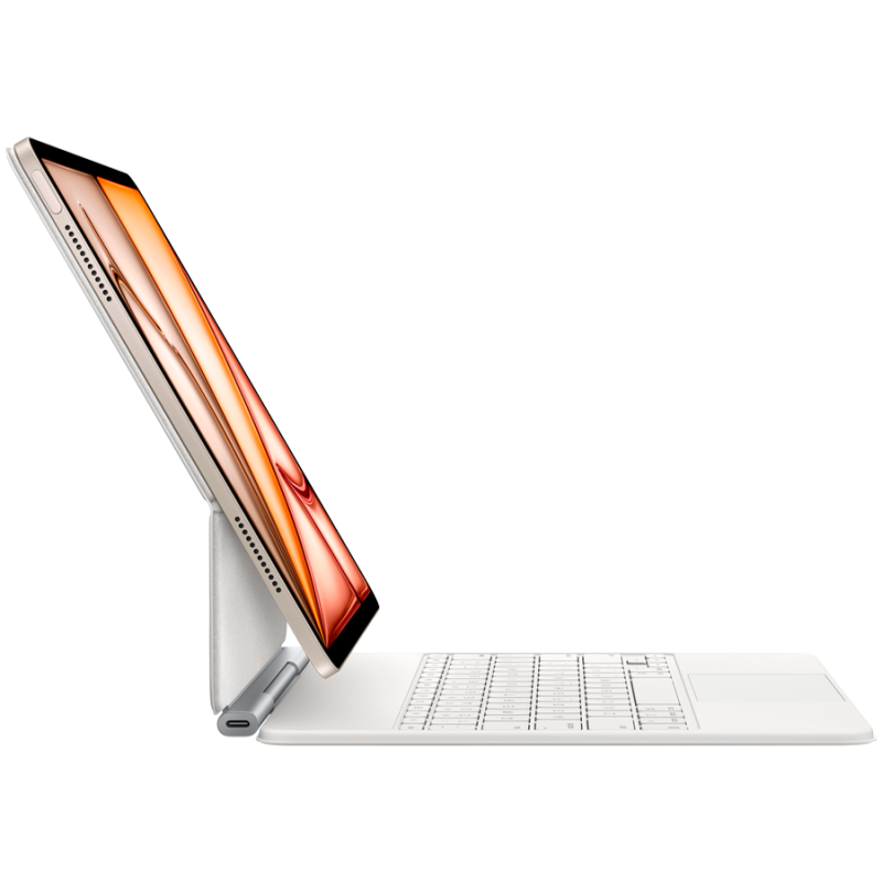 Magic Keyboard for iPad Air 13-inch (M3) - International English - White,Model A3340 - Image 4