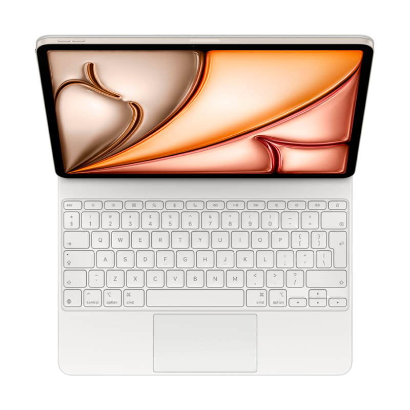 Magic Keyboard for iPad Air 13-inch (M3) - International English - White,Model A3340 - Image 7