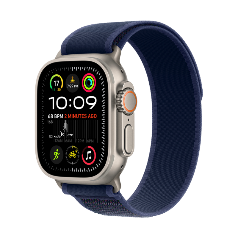 49mm Blue Trail Loop - S/M - Natural Titanium Finish - Image 4