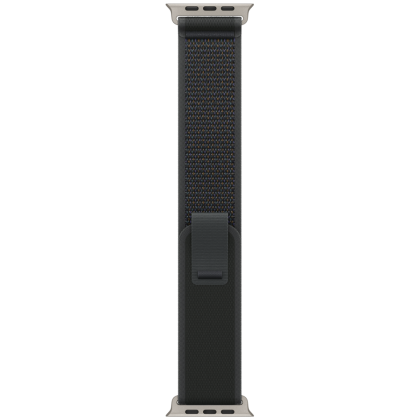 49mm Black Trail Loop - S/M - Natural Titanium Finish