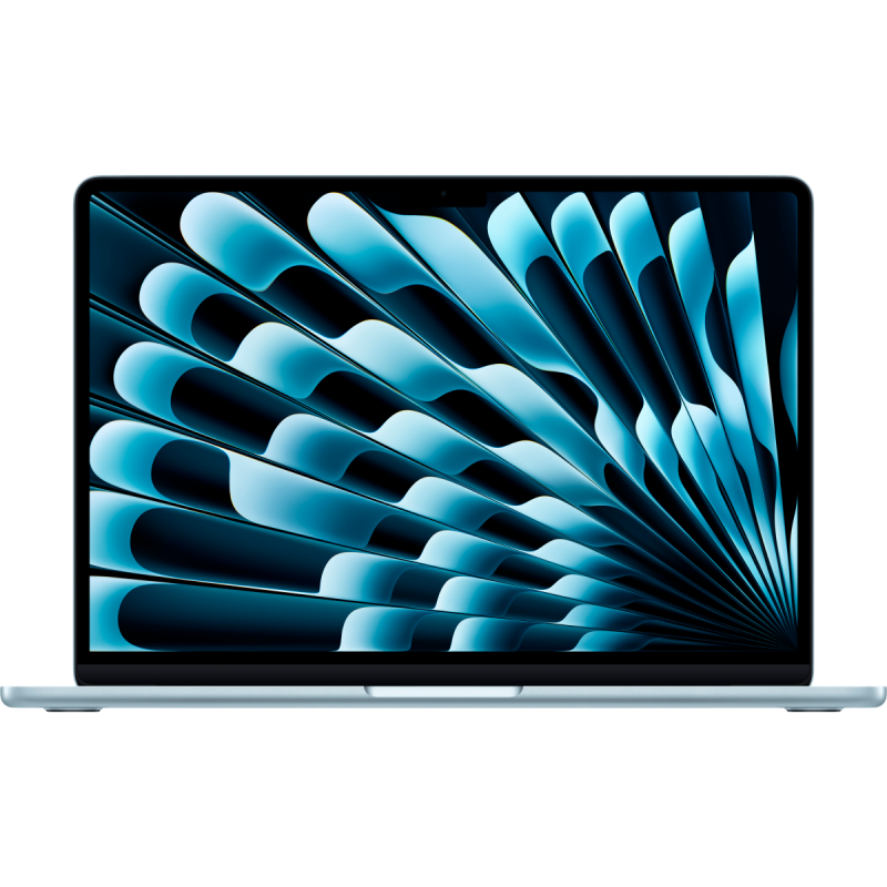 13-inch MacBook Air: Apple M4 chip with 10-core CPU and 8-core GPU, 16GB, 256GB SSD - Sky Blue,Model A3240 - Image 3