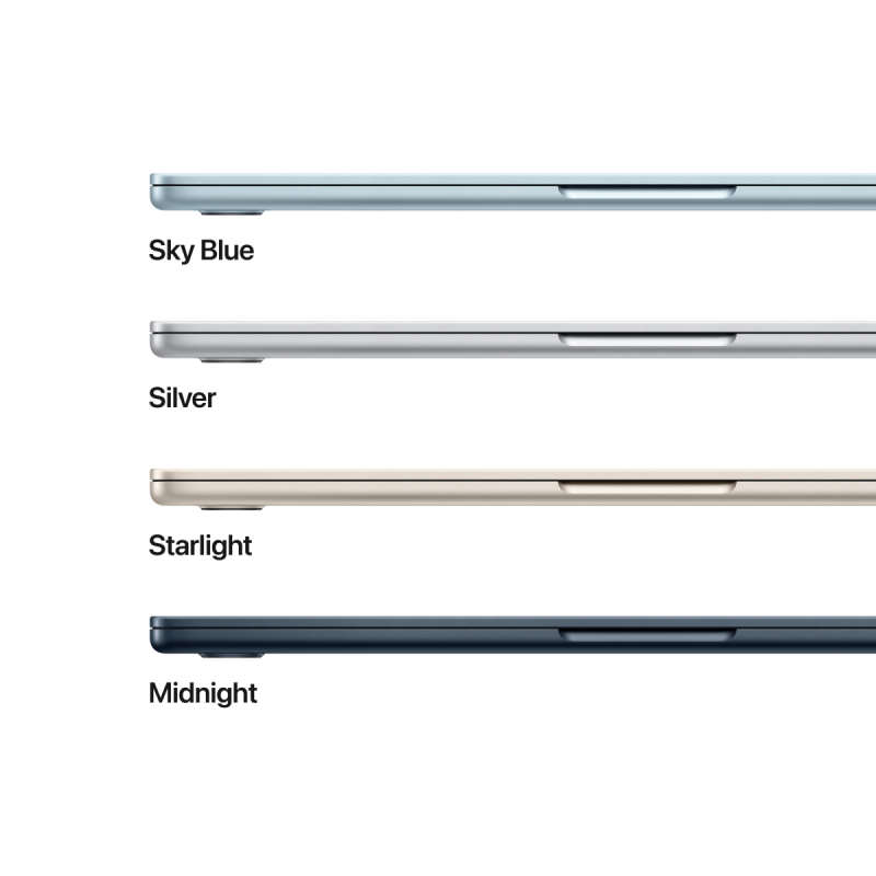 13-inch MacBook Air: Apple M4 chip with 10-core CPU and 8-core GPU, 16GB, 256GB SSD - Midnight,Model A3240 - Image 5