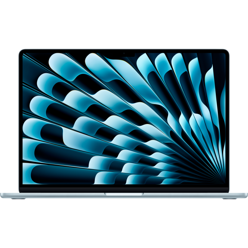 15-inch MacBook Air: Apple M4 chip with 10-core CPU and 10-core GPU, 16GB, 256GB SSD - Sky Blue,Model A3241 - Image 3