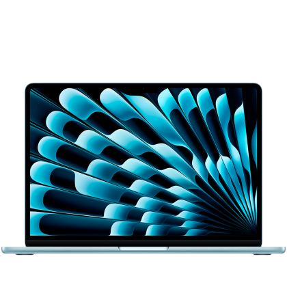 13-inch MacBook Air: Apple M4 chip with 10-core CPU and 10-core GPU, 16GB, 512GB SSD - Sky Blue,Model A3240