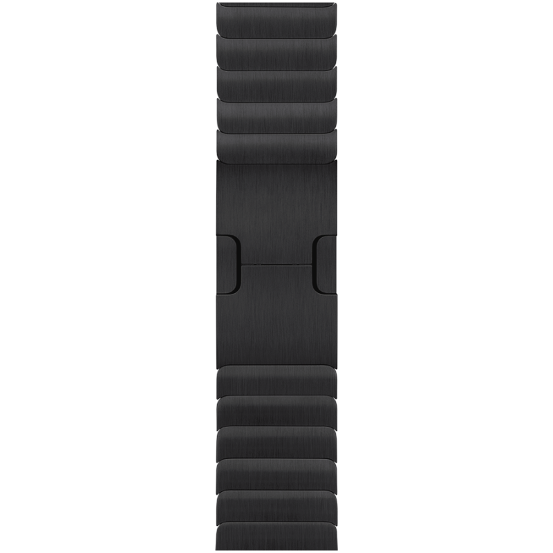 38mm Space Black Link Bracelet