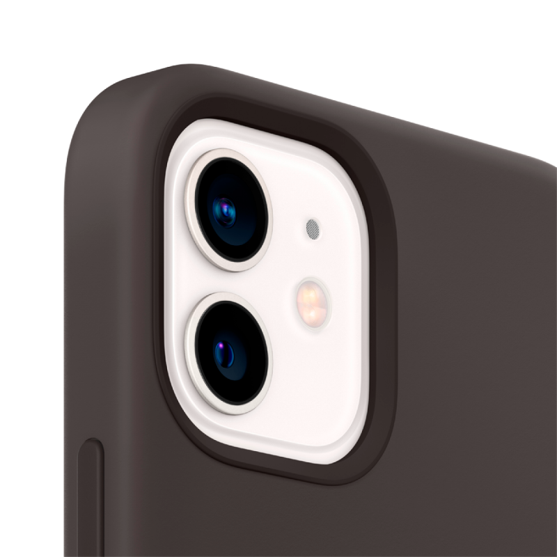 Apple iPhone 12 and 12 Pro Silicone Case with MagSafe - Black, Model A2497 - Image 6