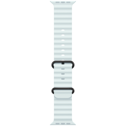 49mm Ice Blue Ocean Band - Black Titanium Finish