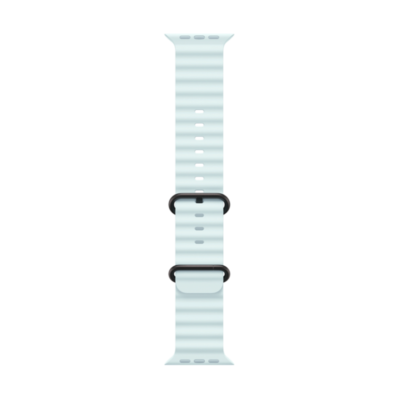 49mm Ice Blue Ocean Band - Black Titanium Finish - Image 3