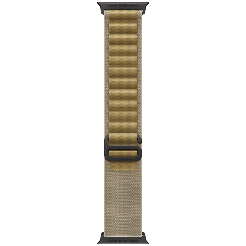 49mm Tan Alpine Loop - Large - Black Titanium Finish