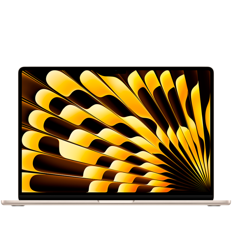 15-inch MacBook Air: Apple M4 chip with 10-core CPU and 10-core GPU, 24GB, 512GB SSD - Starlight,Model A3241