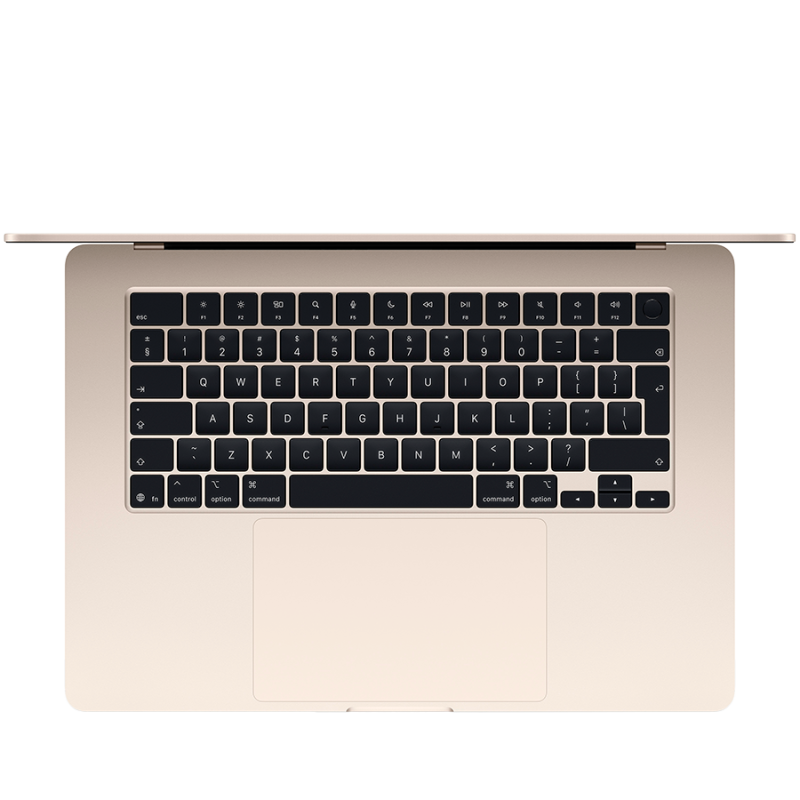 15-inch MacBook Air: Apple M4 chip with 10-core CPU and 10-core GPU, 24GB, 512GB SSD - Starlight,Model A3241 - Image 2