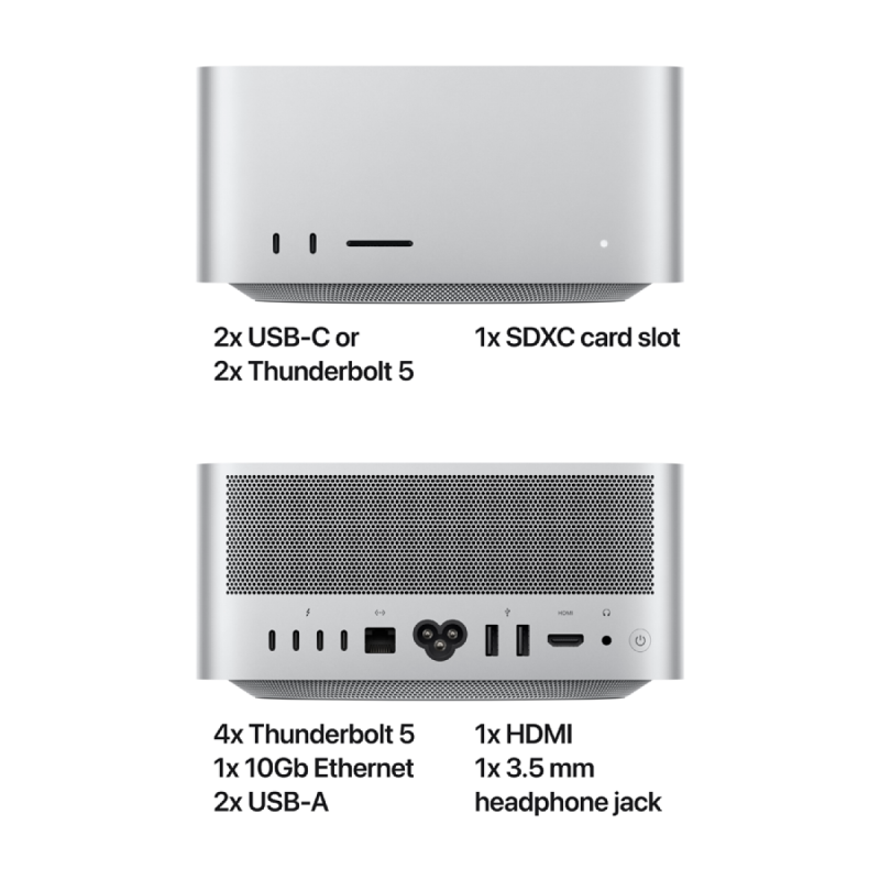 Mac Studio: Apple M4 Max chip with 14‑core CPU, 32‑core GPU, 36GB, 512GB,Model A3143 - Image 7