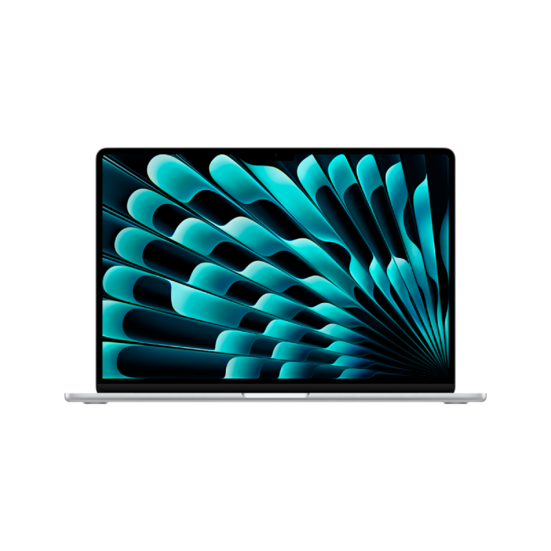 15-inch MacBook Air: Apple M4 chip with 10-core CPU and 10-core GPU, 24GB, 512GB SSD - Silver,Model A3241 - Image 3