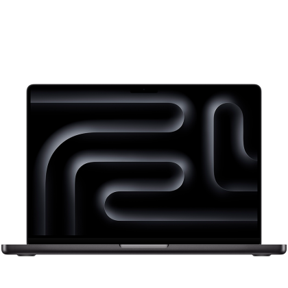 MacBook Pro 14-inch, Space Black, Model A3185, M4 Max with 14C CPU 32C GPU, 36GB unified memory, 96W USB-C Power Adapter, 1TB SSD storage, 3x TB5, HDMI, SDXC, MagSafe 3, Touch ID, Standard display finish, Force Touch Trackpad, Keyboard US English