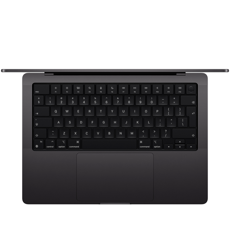 MacBook Pro 14-inch, Space Black, Model A3401, M4 Pro with 14C CPU 20C GPU, 48GB unified memory, 96W USB-C Power Adapter, 2TB SSD storage, 3x TB5, HDMI, SDXC, MagSafe 3, Touch ID, Standard display finish, Force Touch Trackpad, Keyboard US English - Image 2