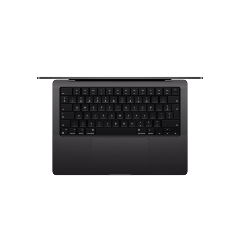 MacBook Pro 14-inch, Space Black, Model A3401, M4 Pro with 14C CPU 20C GPU, 48GB unified memory, 96W USB-C Power Adapter, 2TB SSD storage, 3x TB5, HDMI, SDXC, MagSafe 3, Touch ID, Standard display finish, Force Touch Trackpad, Keyboard US English - Image 4