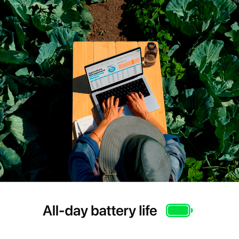 14-inch MacBook Pro: Apple M4 chip with 10‑core CPU and 10‑core GPU, 24GB, 1TB SSD - Silver,Model A3112 - Image 6