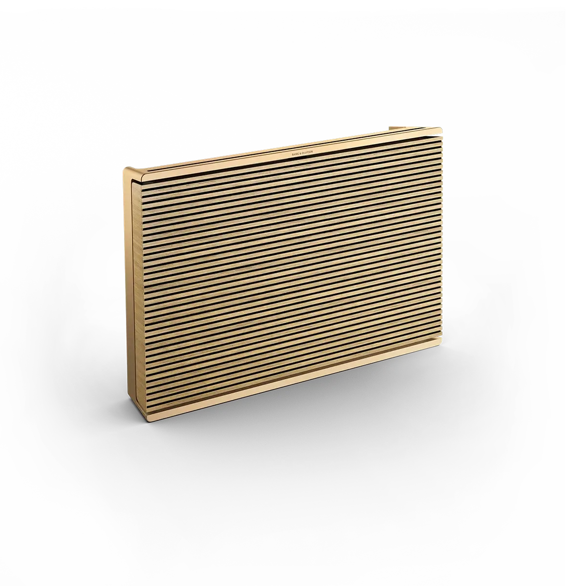 Beosound Level Speaker Gold Tone Alu (Cover Light Oak)
