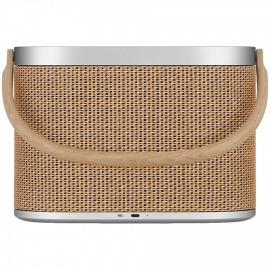 Beosound A5 Speaker Nordic Weave (Cover Nordic Weave/Handle Oak) - Image 2