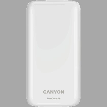 CANYON power bank PB-301 LED 30000 mAh PD 20W QC 3.0 White