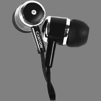 CANYON headphones EPM-01 Mic 1.2m Black