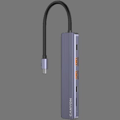 CANYON hub DS-17 6in1 4k USB-C Grey