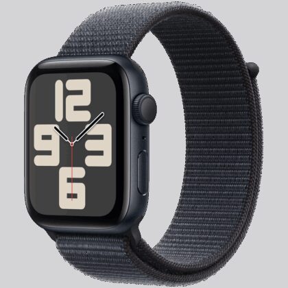 Apple Watch SE GPS 44mm Midnight Aluminium Case with Ink Sport Loop,Model A2723