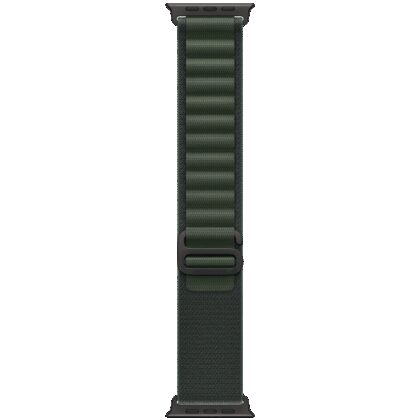 49mm Dark Green Alpine Loop - Medium - Black Titanium Finish