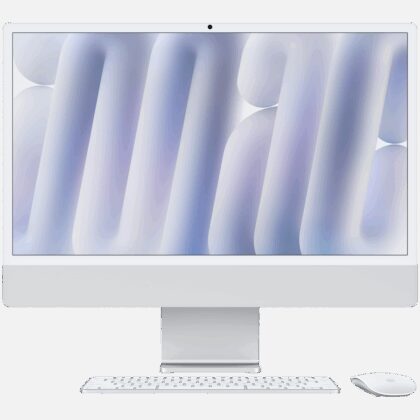 24-inch iMac with Retina 4.5K display: Apple M4 chip with 8‑core CPU and 8‑core GPU, 16GB, 256GB SSD - Silver,Model A3247