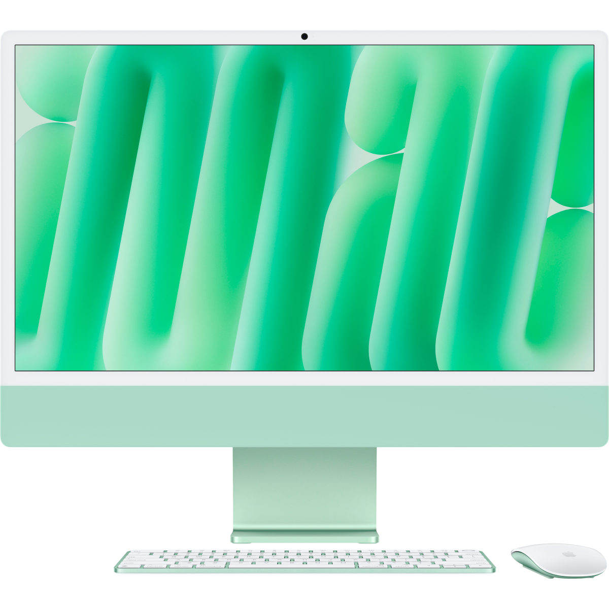 24-inch iMac with Retina 4.5K display: Apple M4 chip with 10‑core CPU and 10‑core GPU, 16GB, 256GB SSD - Green,Model A3137 - Image 4