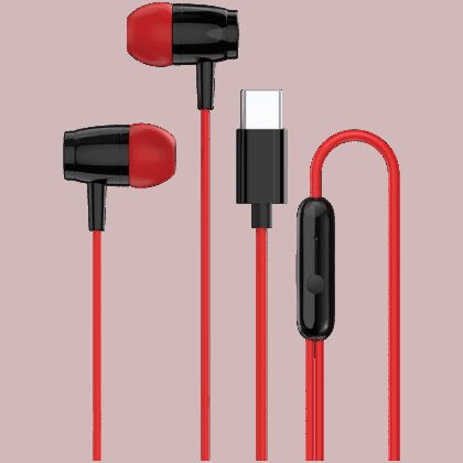 CANYON headphones SEP-5 TYPE-C Red