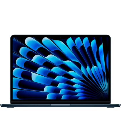 13-inch MacBook Air: Apple M4 chip with 10-core CPU and 10-core GPU, 16GB, 512GB SSD - Midnight,Model A3240