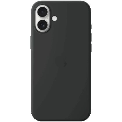 iPhone 16 Plus Silicone Case with MagSafe - Black,Model A3314