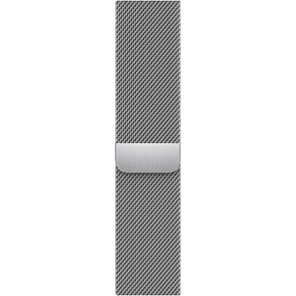 41mm Silver Milanese Loop