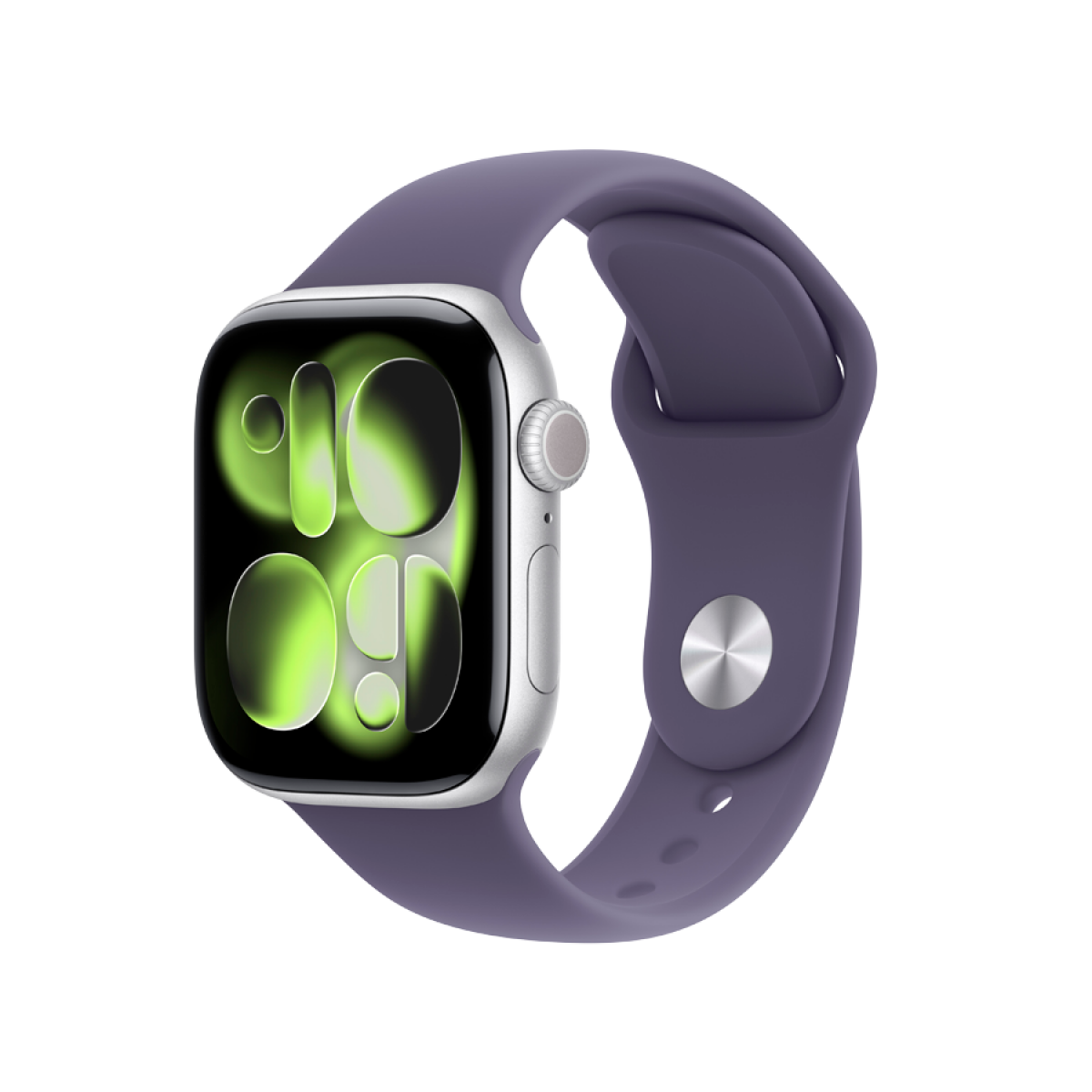 Apple Watch Series 11 GPS 42mm Silver Aluminium Case with Purple Fog Sport Band - M/L,Model A3331 - Image 5