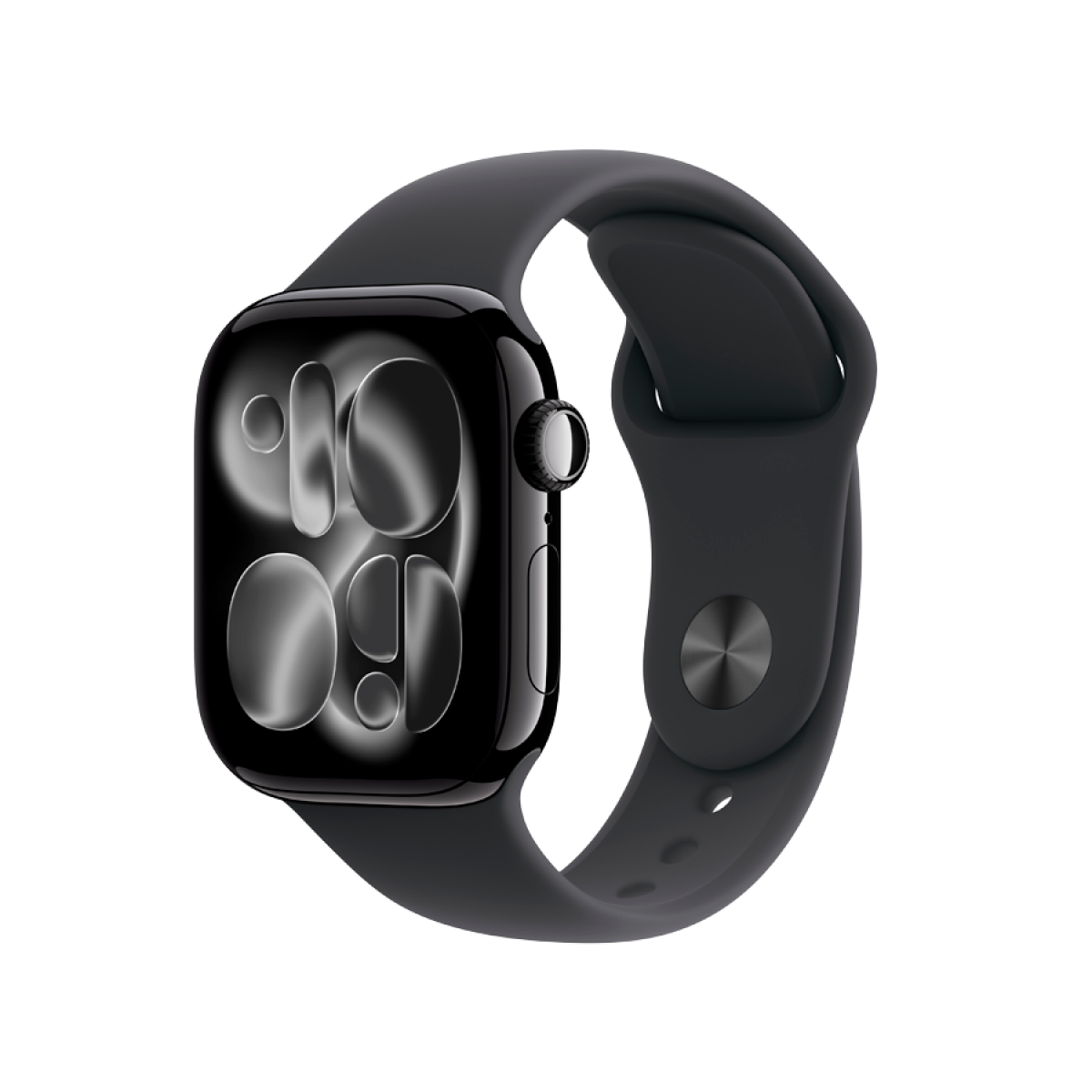 Apple Watch Series 11 GPS + Cellular 42mm Jet Black Aluminium Case with Black Sport Band - M/L,Model A3335 - Image 5