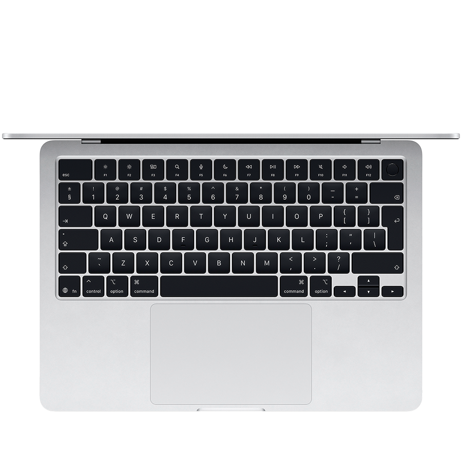 13-inch MacBook Air: Apple M4 chip with 10-core CPU and 10-core GPU, 16GB, 512GB SSD - Silver,Model A3240 - Image 2