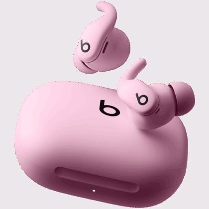 Powerbeats Fit - Wireless Noise-Cancelling Workout Earbuds with Ultimate Secure Fit - Power Pink,Model A3477 A3476 A3479