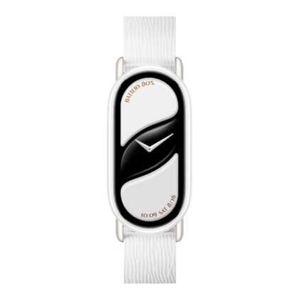 Xiaomi Smart Band 10 Magnetic Kona Leather Strap - Glacier White