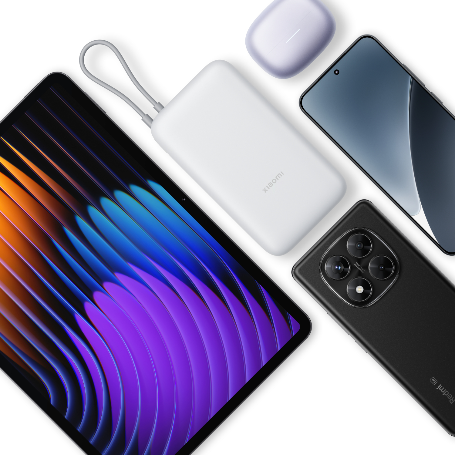 Xiaomi Power Bank 20000mAh (Integrated Cable) - Light Grey - Image 6